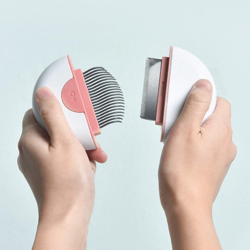 Cat Brush Dog Grooming Supplies Pet Grooming Comb Steel Cat Comb Pet Grooming Brush Cat Stripping Tool Cat Comb Gloves Dog Comb For Matted Hair Alloy Cat Hair Brush - Paw Heroes Shop