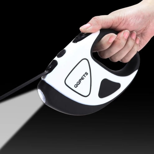 Pet Dog Automatic Retractable Fiber Leash Night Safety LED Shining Automatic Stretching Dog Hand Holding Rope Pet Supplies - Paw Heroes Shop