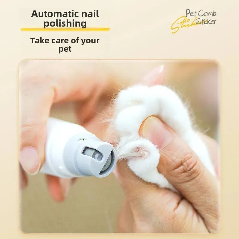 Rechargeable Two-In-One Pet Nail Trimmer Combs Electric Cat Dog Grooming Cleaning Brush Pet Care Tools - Paw Heroes Shop