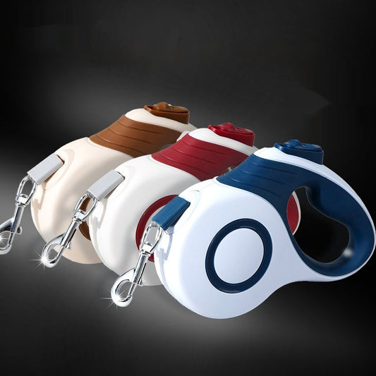 Dog Automatic Retractable Leash Explosion-proof Medium And Large Out Dog Chain With Trash Can Pet Dog Leash - Paw Heroes Shop