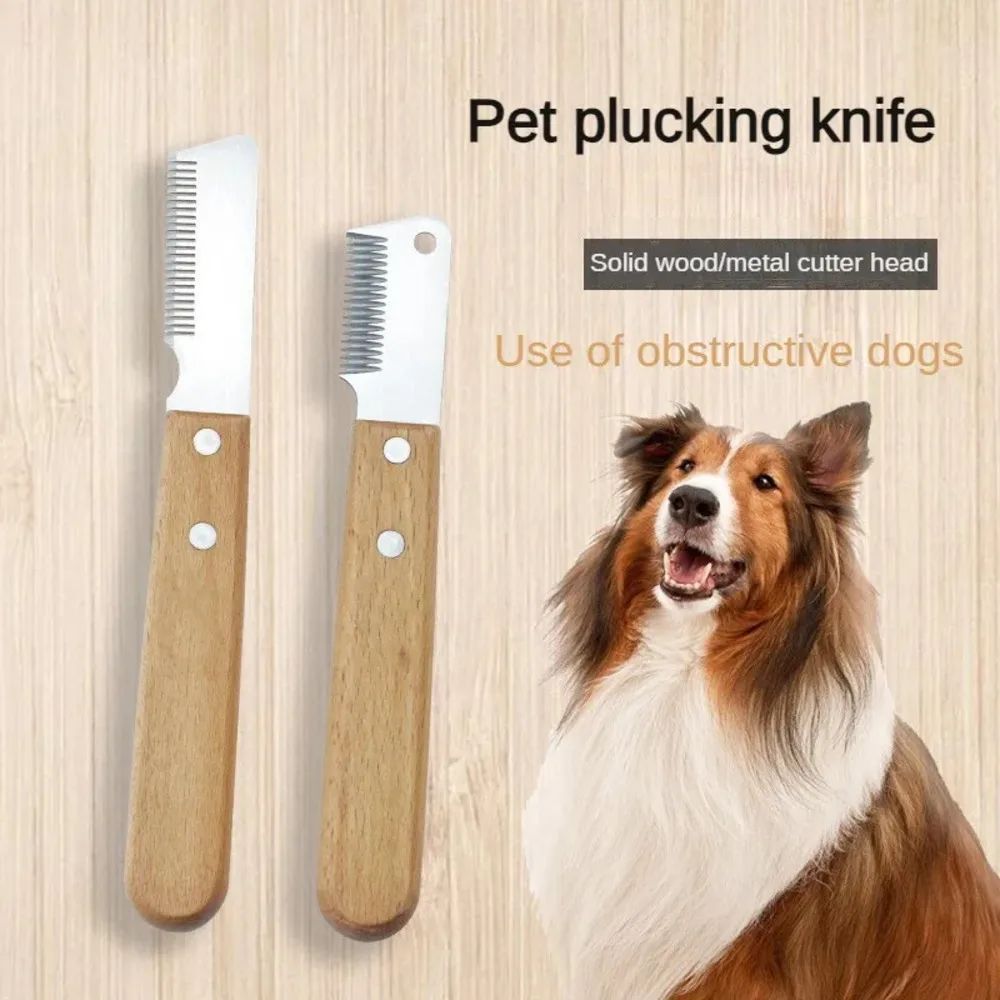 Hair Plucking Knife Pet Comb And Shaver West Highland Bull Terrier Schnauzer Terrier Dog Grooming Tools Pet Supplies - Paw Heroes Shop
