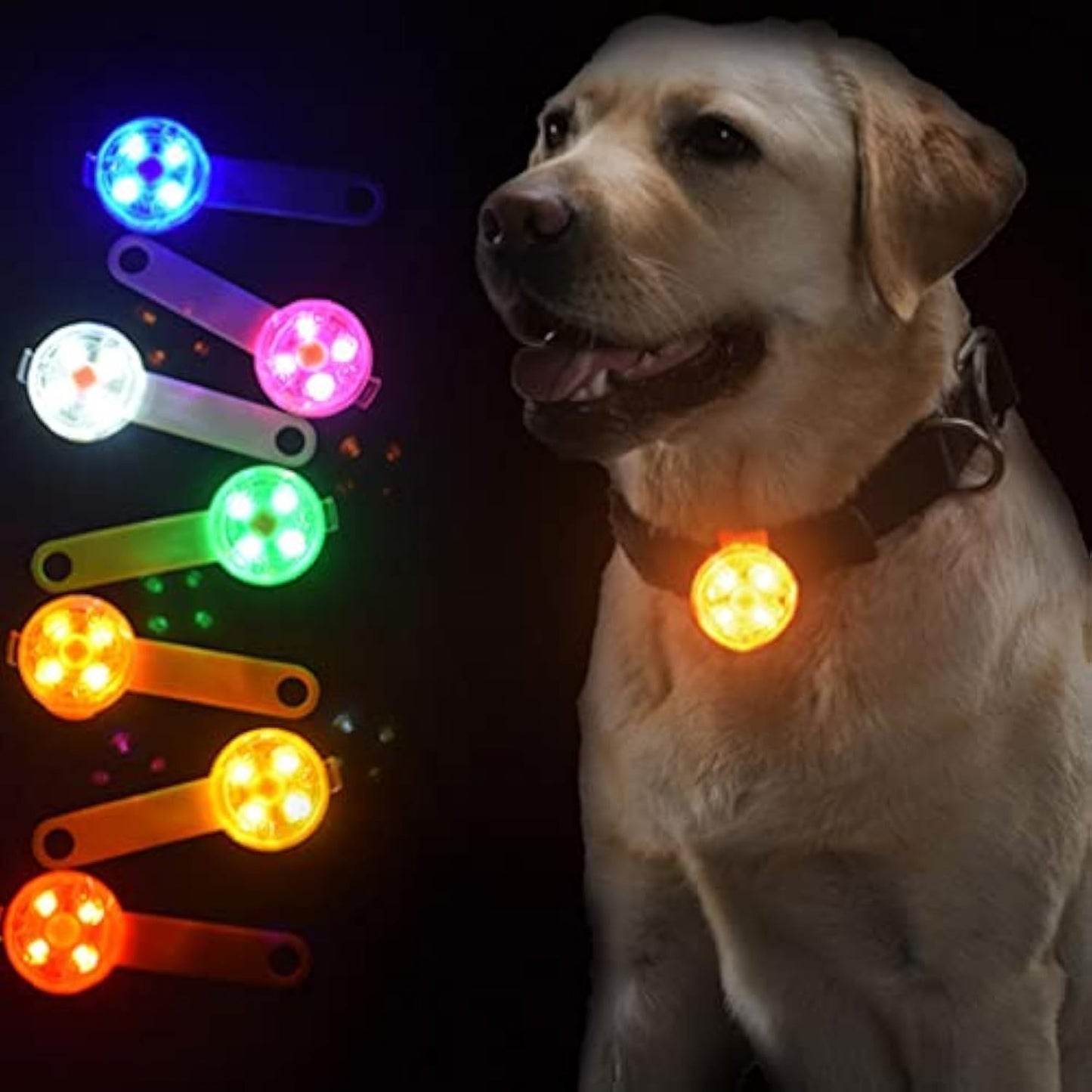 Pet Glow Pendant Light Pendant Pet Hanging Adorn Dog Safety Pendant Outdoor Dog Luminous Pendant Dog Lights For Night Walking Luminous Dog Pendant Dog Neck Decor - Paw Heroes Shop