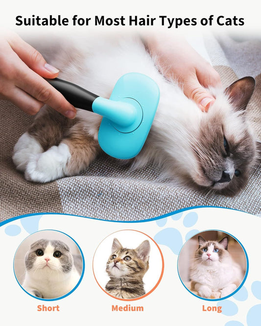 Dog Brush Cat Brush Pet Grooming Brush- Shedding Grooming Tools - Paw Heroes Shop