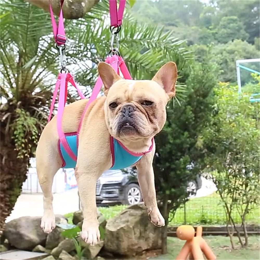 Pet Grooming Hammock For Cats & Dogs Hanging Harness Pet Supplies Kit With Nail Clippers Trimmer - Paw Heroes Shop