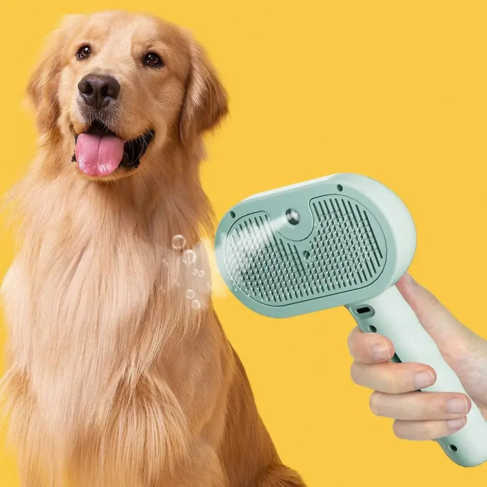 Pets Spray Hair Comb Pet Hair Remover Cleaning Brush Cats Grooming Dog Accessories Tools Dematting Mist Humidifier Comb Pet Supplies - Paw Heroes Shop