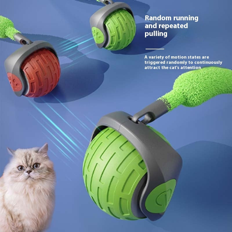 New Interactive Cat Toys Ball Auto Electric Rolling Ball Toys For Cat Kitty Pets Smart Automatic Teaser USB Rechargeable Cat Toy Pet Products - Paw Heroes Shop