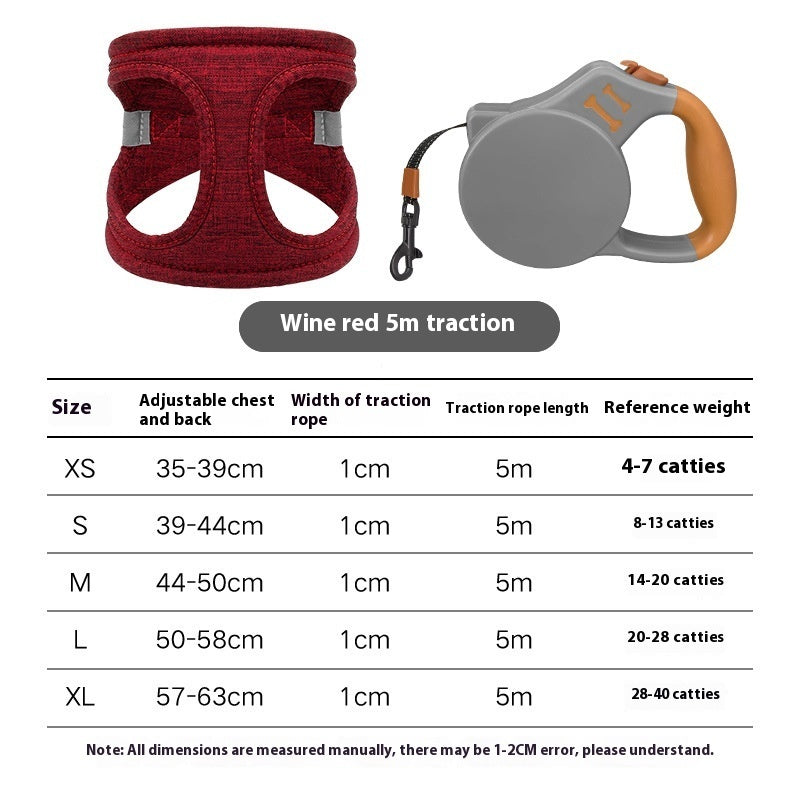Dog Walking Dog Rope Leash Vest Style - Paw Heroes Shop