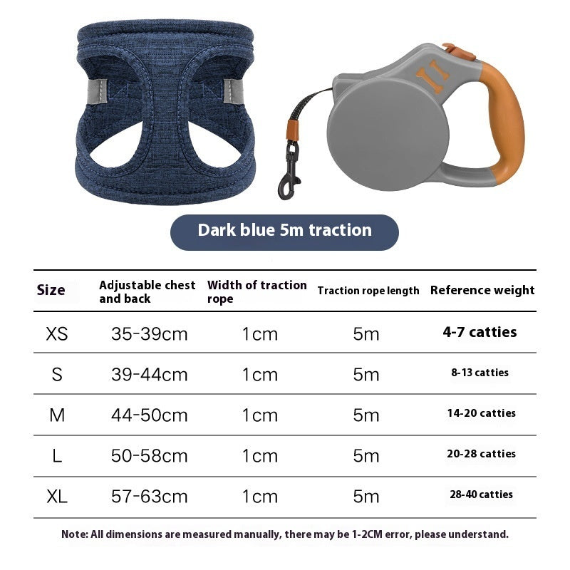 Dog Walking Dog Rope Leash Vest Style - Paw Heroes Shop