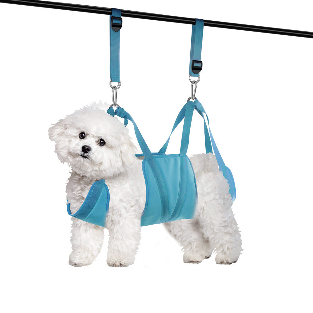 Pet Grooming Hammock For Cats & Dogs Hanging Harness Pet Supplies Kit With Nail Clippers Trimmer - Paw Heroes Shop