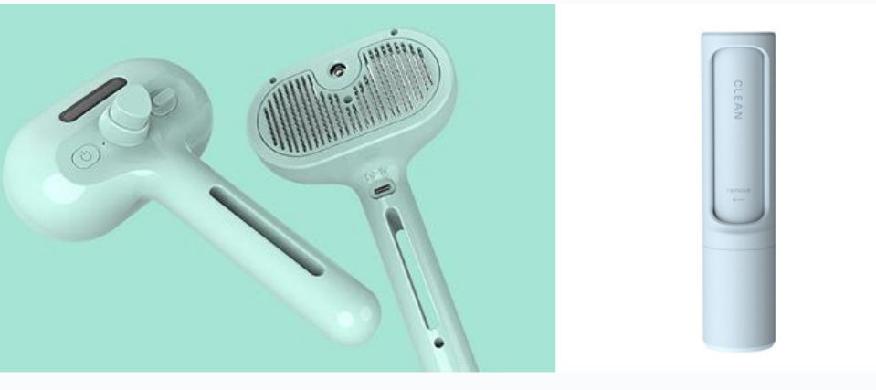 Pet Comb Self Cleaning Pets Hair Remover Brush For Dogs Grooming Tools Dematting Comb Built-in Mist Humidifier Pet Products - Paw Heroes Shop