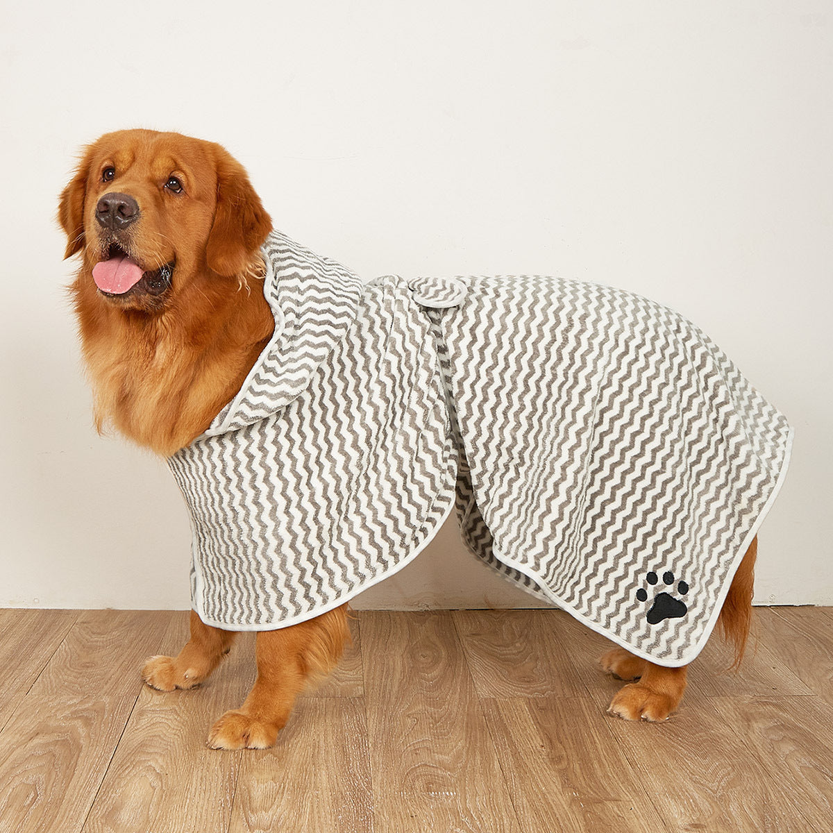 Pet Dogs And Cats Microfiber Bathrobe Towel - Paw Heroes Shop