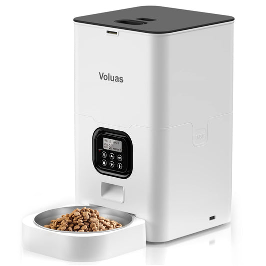 Household Pet Intelligent Automatic Double Meal Feeder - Paw Heroes Shop
