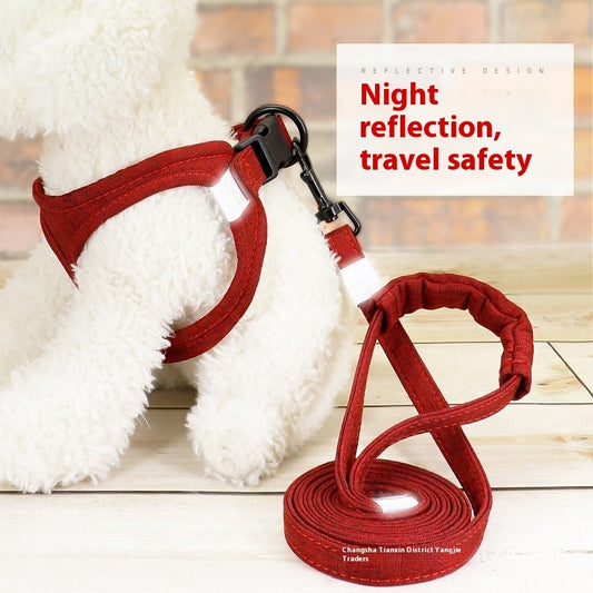 Dog Walking Dog Rope Leash Vest Style - Paw Heroes Shop
