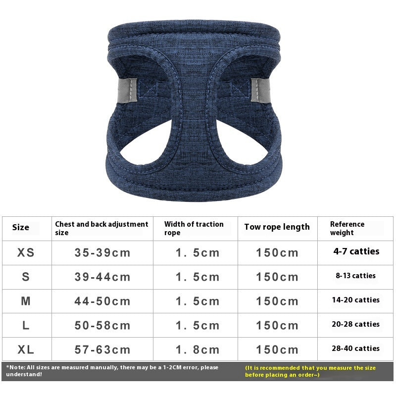 Dog Walking Dog Rope Leash Vest Style - Paw Heroes Shop