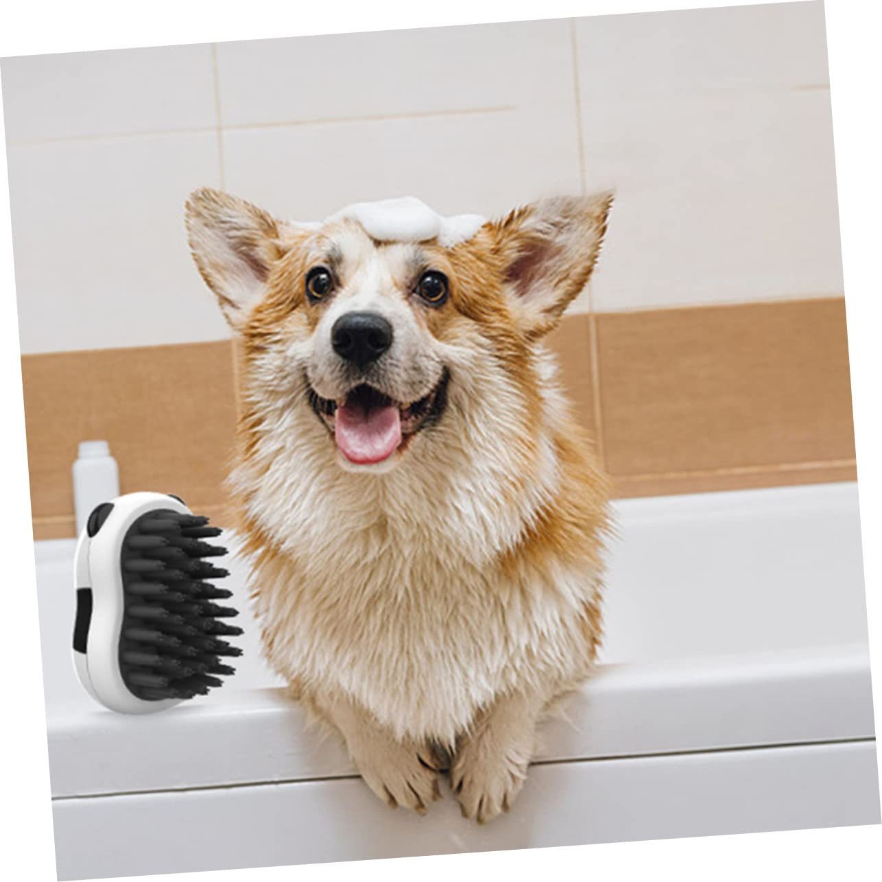Bath Brush Pet Hair Grooming Comb Beauty Tools Cat Dog Cleaning Brush Bath Gloves Cat Hair Removal Brush Puppy Bathing Brush Cleaning Tool Grooming Glove Cat Brush Pet Dog - Paw Heroes Shop