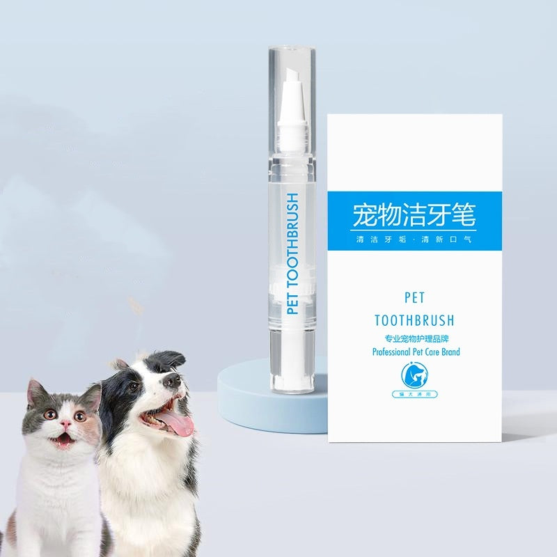 Pet Toothbrush Pen Teeth Cleaning Tools Breath Pet - Paw Heroes Shop