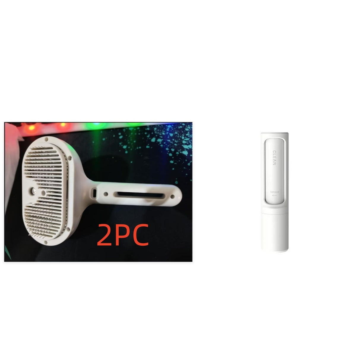 Pet Comb Self Cleaning Pets Hair Remover Brush For Dogs Grooming Tools Dematting Comb Built-in Mist Humidifier Pet Products - Paw Heroes Shop