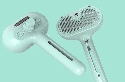 Pet Comb Self Cleaning Pets Hair Remover Brush For Dogs Grooming Tools Dematting Comb Built-in Mist Humidifier Pet Products - Paw Heroes Shop